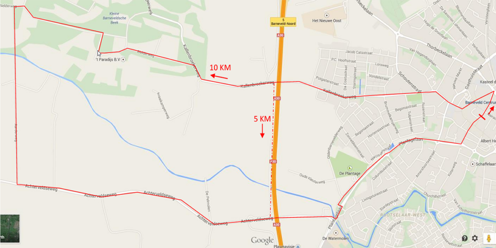 Moba Kippenren - parcours